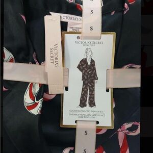 Victoria's Secret Glazed Satin Long Pajama Set